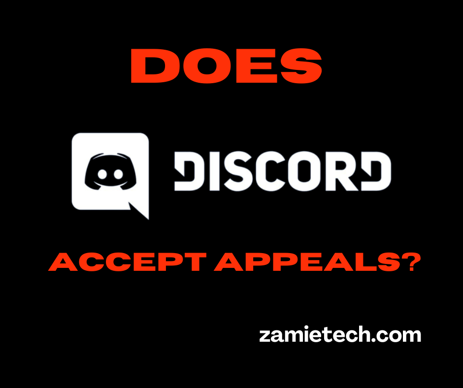 Does Discord accept appeals?