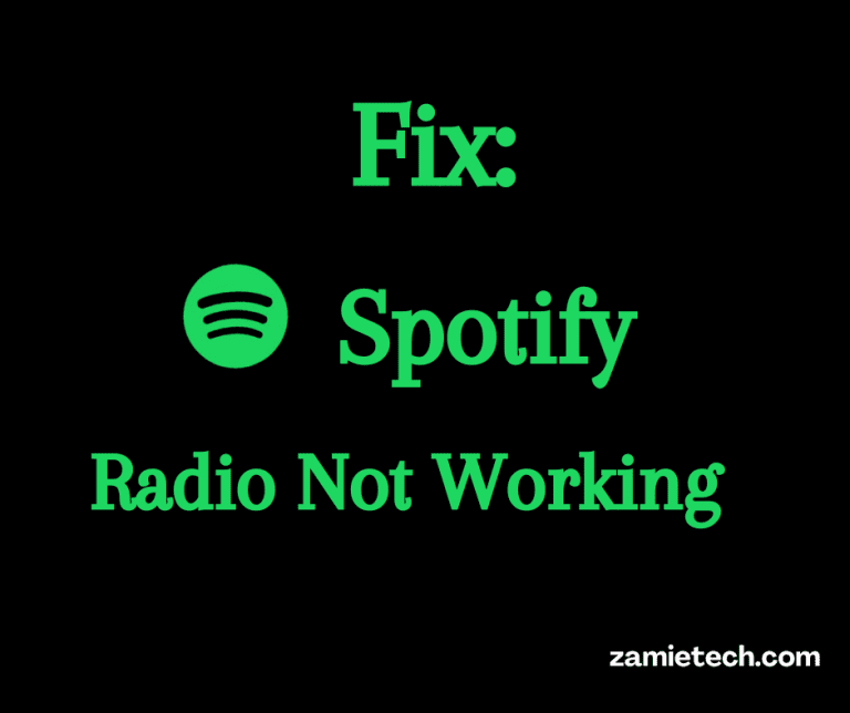 Fix: Spotify Radio Not Working